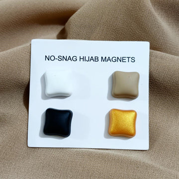 NO-SNAG BLOCK HIJAB MAGNETS SET OF 4