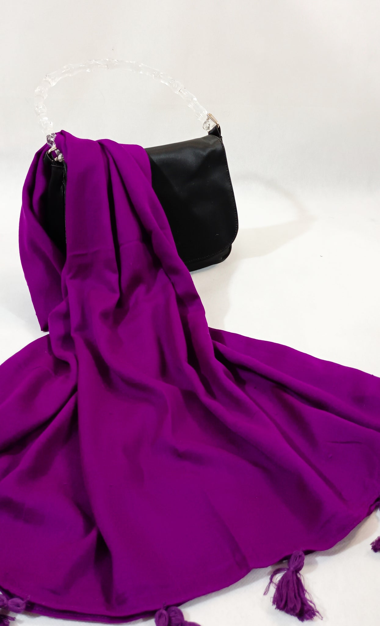 Plain Lawn Tassel -  Dark Purple