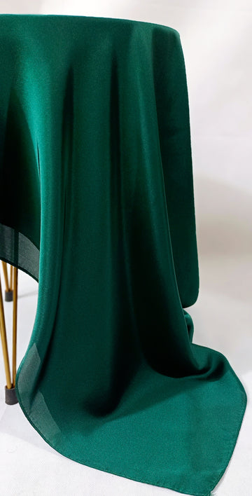 Satin Silk - Bottle Green