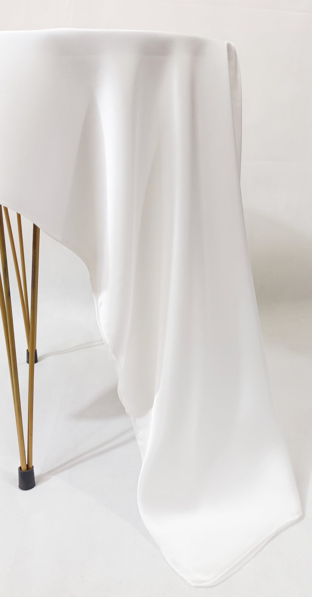 Satin Silk - White